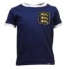 Kids British & Irish Lions 1930's Tee Navy/White Ringer -Toffs Store tt0011