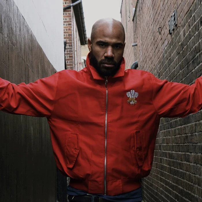 Wales Rugby Red Harrington Jacket 5 Wales Rugby Red Harrington Jacket - Image 3