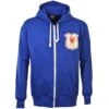 France Rugby 1924 Vintage Royal Blue Zipped Hoodie – Embroidered Heritage Sportswear -Toffs Store zh0005