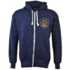 Scotland 1954 Zipped Hoodie - Navy 1 Scotland 1954 Zipped Hoodie - Navy -Toffs Store zh0024 scotland 1954 bagde zipped hoodie