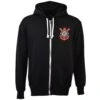 Corinthians Paulista Zipped Hoodie - Black -Toffs Store zh0037